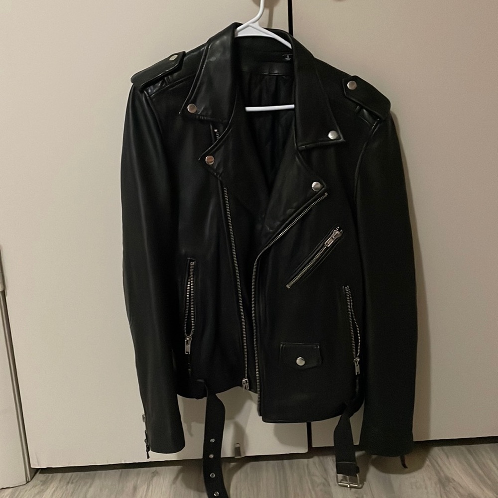 BLK DNM Leather moto
